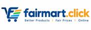 Fairmart.click logo with a blue shopping cart icon and colorful orange,green and blue accents.